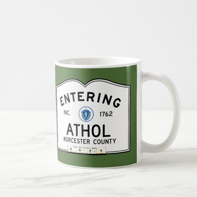 Entering Athol Coffee Mug (Right)