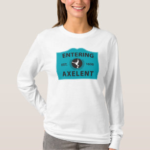 Entering Axelent Ice Skating T-Shirt