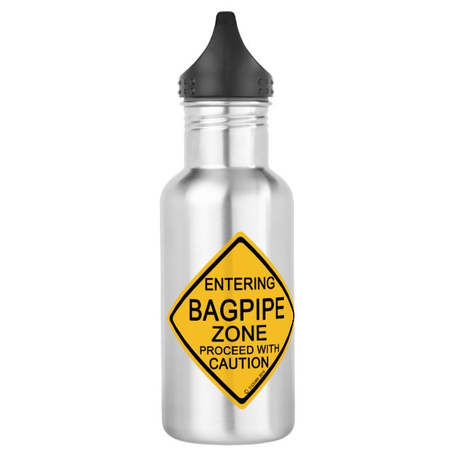 Entering Bagpipe Zone 532 Ml Water Bottle (Left)
