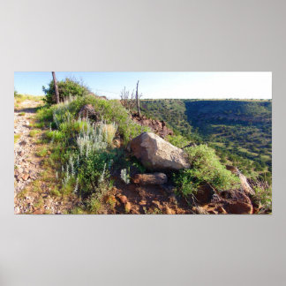 Entering Black Mesa Plateau (Color Saturated) Poster