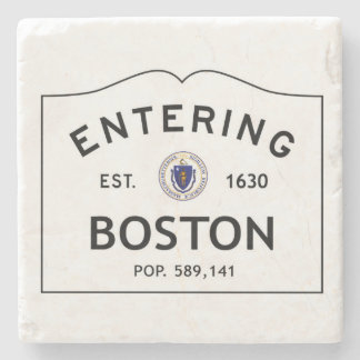 Entering Boston Marble Coaster