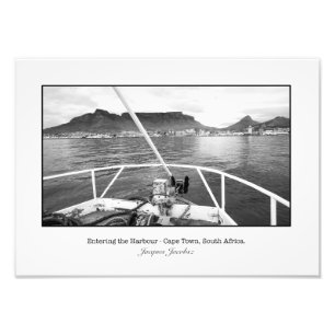 Entering Cape Town Harbour Photo Print