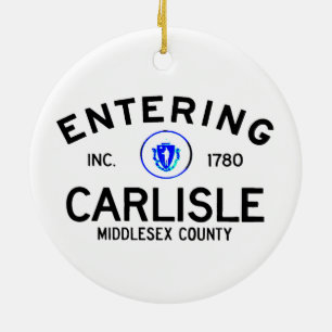 Entering Carlisle Ceramic Tree Decoration