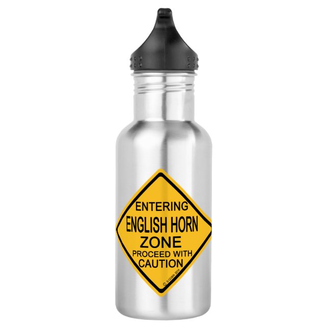 Entering English Horn Zone 532 Ml Water Bottle (Right)