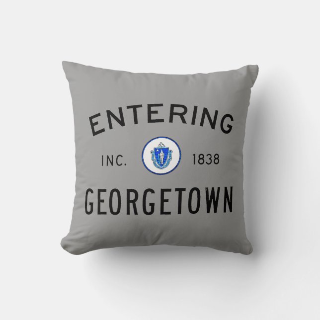 Entering Georgetown Cushion (Front)