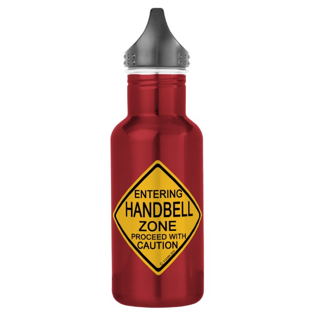 Entering Handbell Zone 532 Ml Water Bottle (Left)