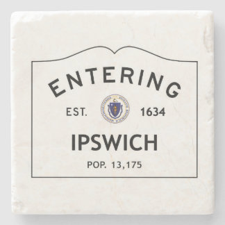 Entering Ipswich Marble coaster stone coaster