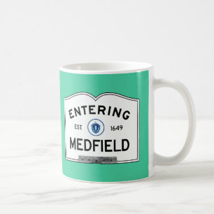 Entering Medfield Coffee Mug