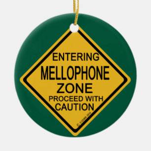 Entering Mellophone Zone Ceramic Tree Decoration