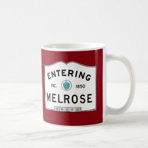 Entering Melrose Coffee Mug