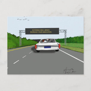 Entering NJ. Increase Meds Postcard