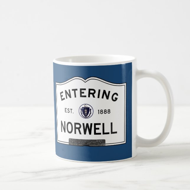 Entering Norwell Coffee Mug (Right)