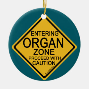 Entering Organ Zone Ceramic Tree Decoration