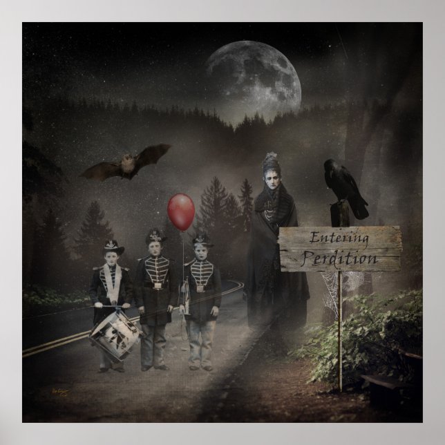 Entering Perdition wall poster (Front)