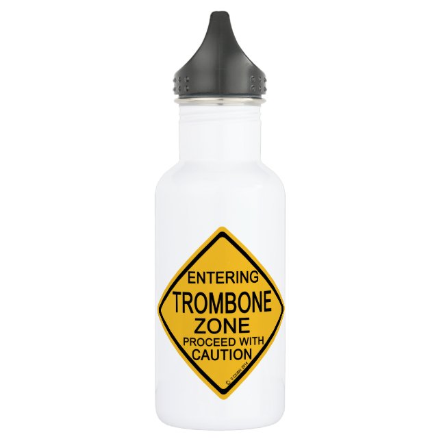 Entering Trombone Zone 532 Ml Water Bottle (Left)