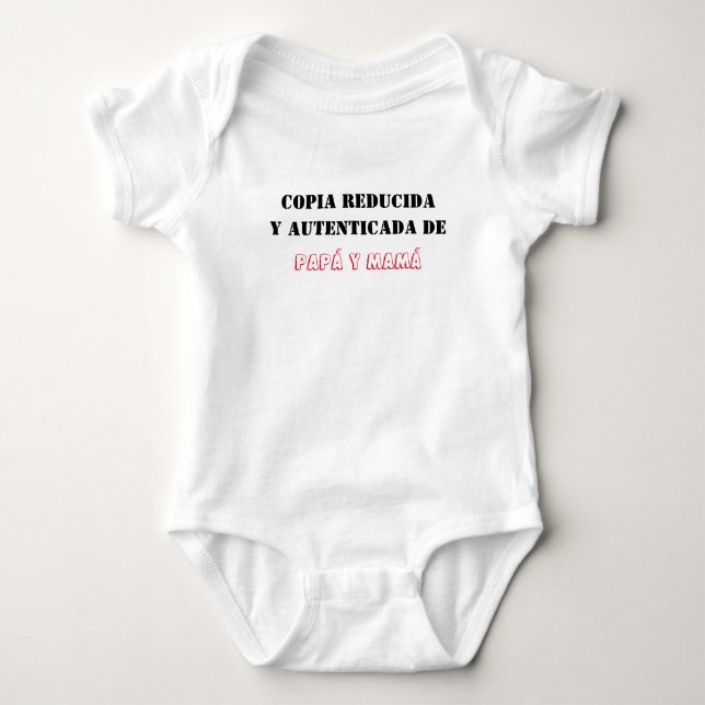 Enterizo Copia reducida  Baby Bodysuit (Front)
