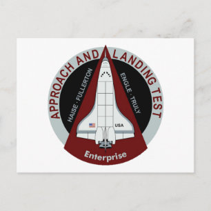 Enterprise: Approach and Landing Tests Postcard