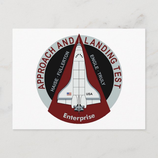Enterprise: Approach and Landing Tests Postcard (Front)