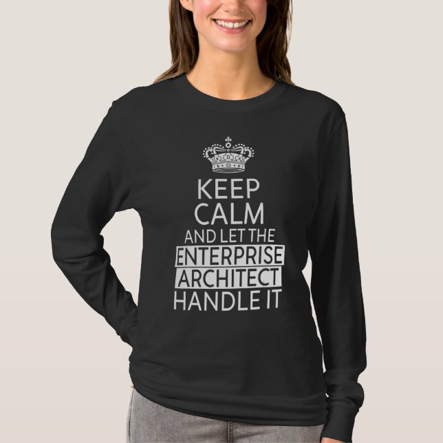 Enterprise Architect Computer Scientist It Cloud S T-Shirt (Front)