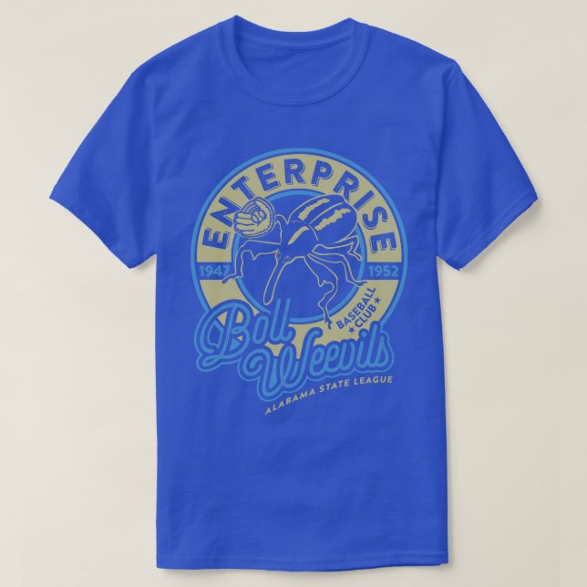 Enterprise Boll Weevils T-Shirt (Design Front)