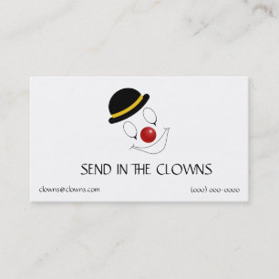 Entertainers Clown Logos Business Card