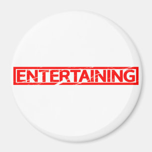 Entertaining Stamp Magnet