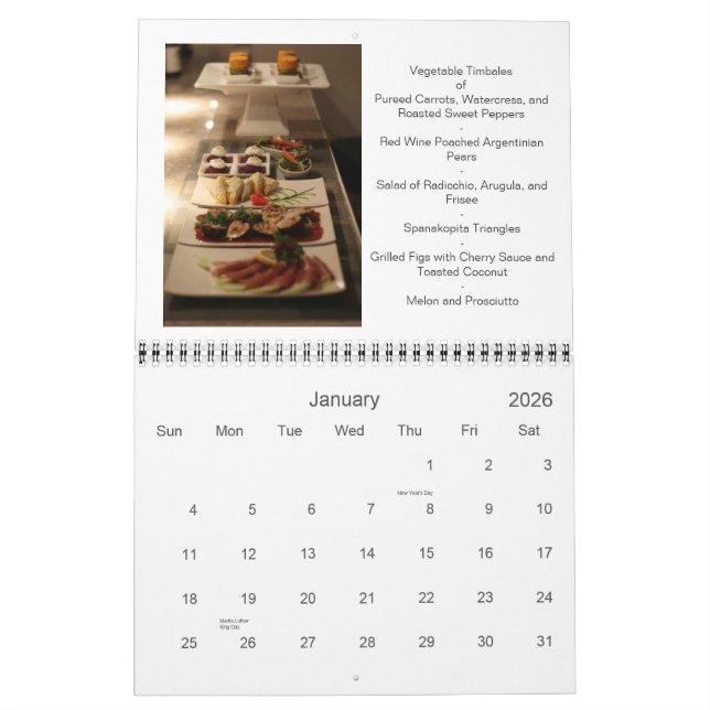 Entertaining with Food Calendar (Jan 2026)