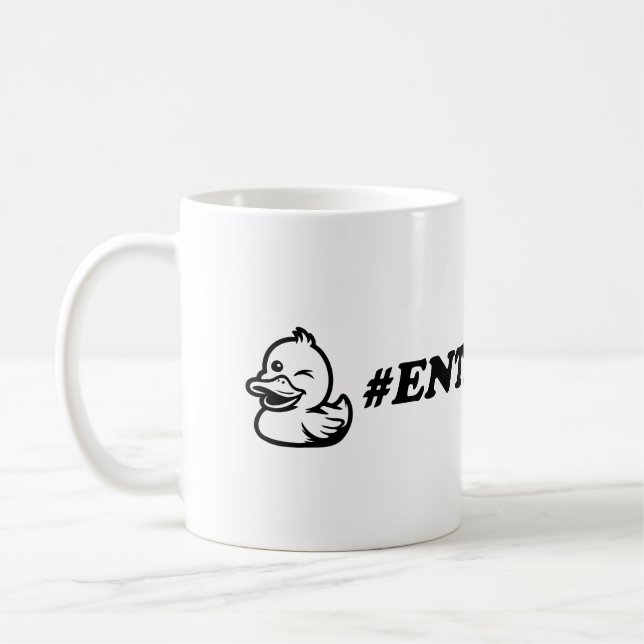 #ENTErtainment Tasse Standard Coffee Mug (Left)