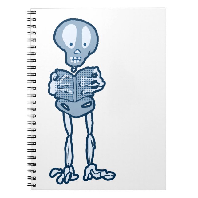 Enthraled Ethan Literary Skeleton with Book (Front)