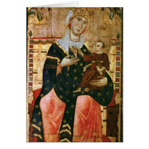 Enthroned Madonna and Child, c.1260
