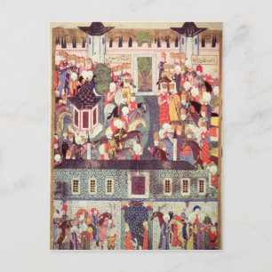 Enthronement of Suleyman the Magnificent Postcard