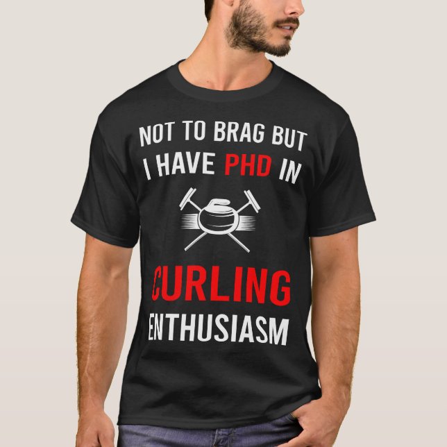 Enthusiasm Curling T-Shirt (Front)