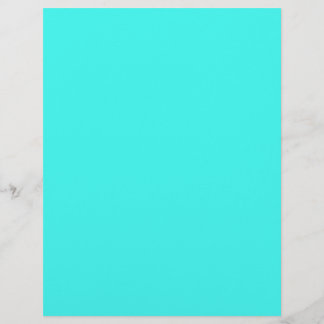 Enthusiastic Aqua Blue Turquoise Colour Flyer