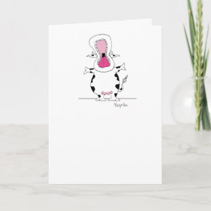 ENTHUSIASTIC COW CARD