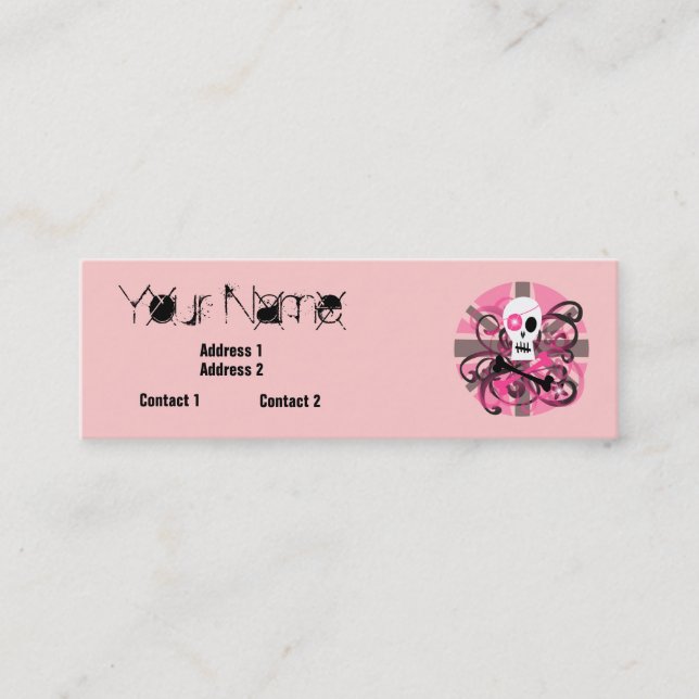 Entice~ Mini Business Card (Front)