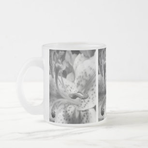 Enticing Lily Frosted Glass Coffee Mug