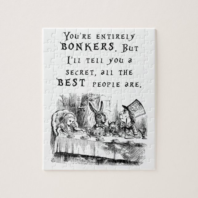 entirely bonkers A4 Jigsaw Puzzle (Vertical)