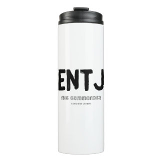 ENTJ - Decisive Leader (Black) Thermal Tumbler