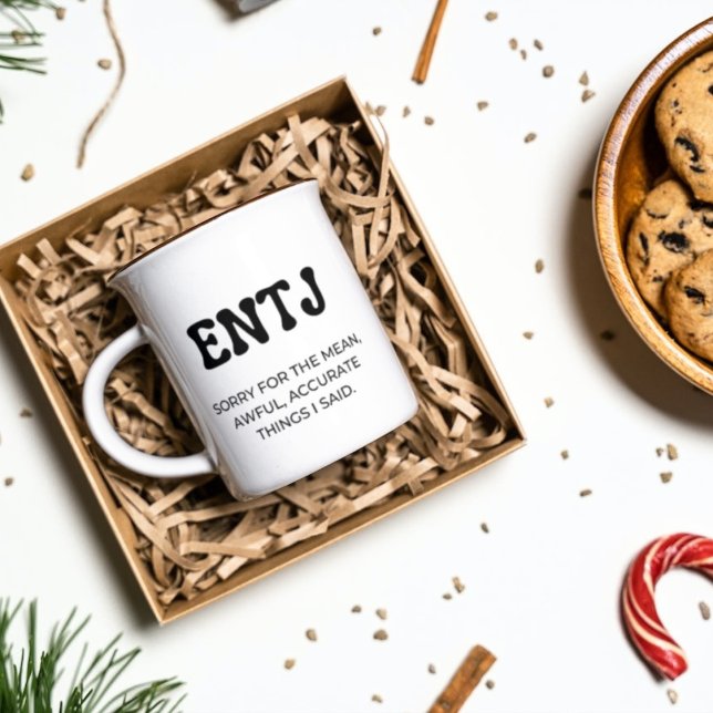 ENTJ MBTI Funny Quote with Black Text Coffee Mug (Creator Uploaded)