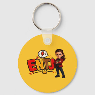 ENTJ — The Visionary Conqueror Key Ring