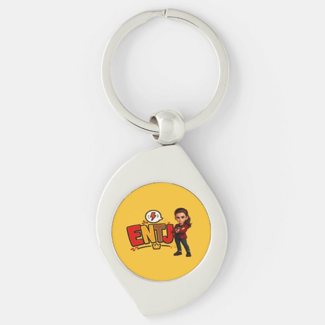 ENTJ — The Visionary Conqueror Key Ring (Front)