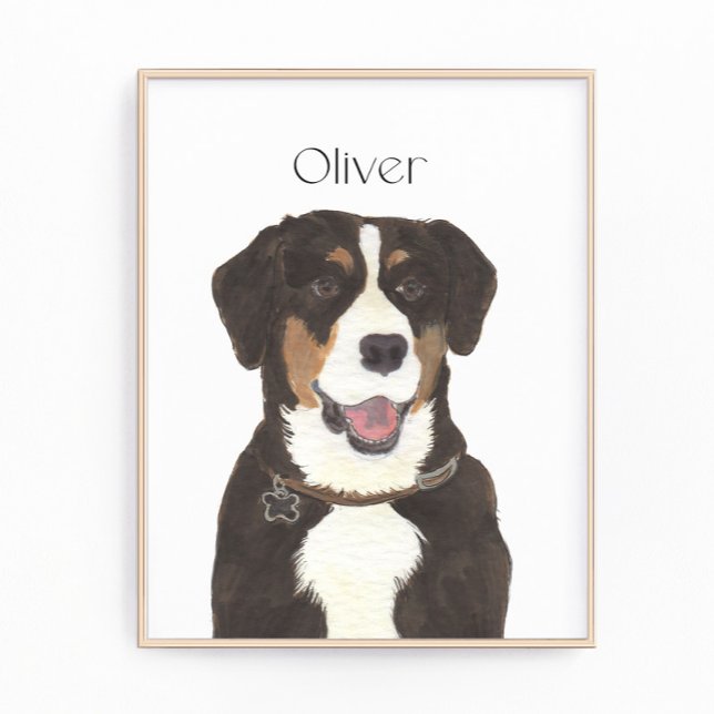 Entlebucher Mountain Dog Art Photo Print (Creator Uploaded)