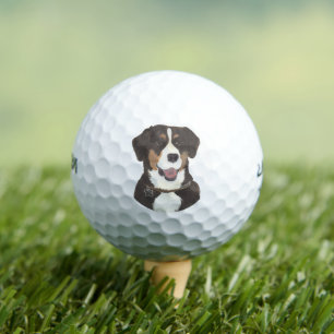 Entlebucher Mountain Dog Golf Balls