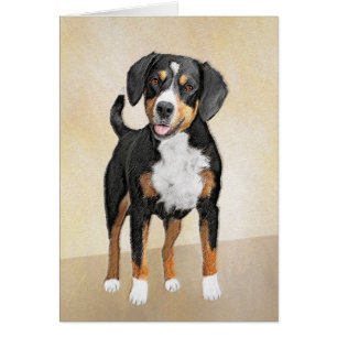 Entlebucher Mountain Dog Painting - Original Art