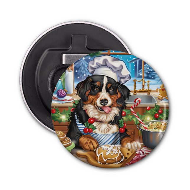 Entlebucher Mountain Holiday Baking: Festive Bottle Opener (Front)