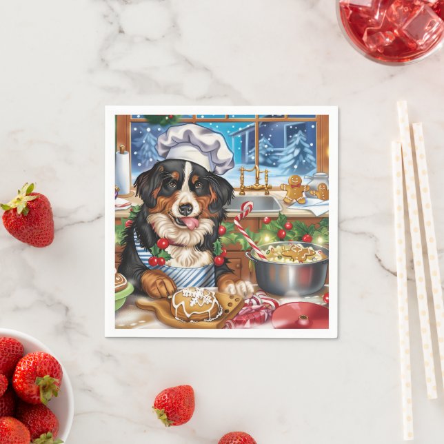 Entlebucher Mountain Holiday Baking: Festive Napkin (Insitu)