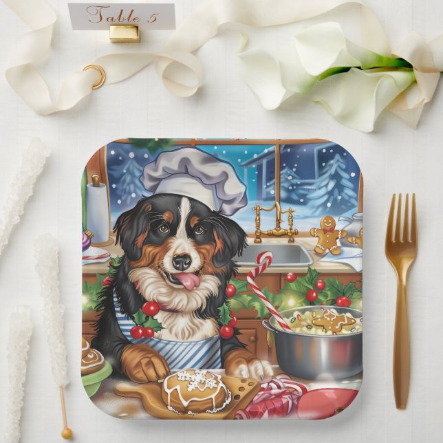Entlebucher Mountain Holiday Baking: Festive Paper Plate (Wedding)