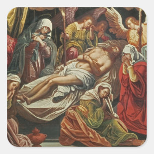 Entombment of Christ, Villabranca Square Sticker