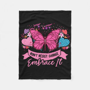 Entomologist Butterfly Insect Nature Change Entomo Fleece Blanket