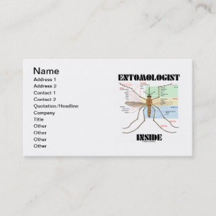 Entomologist Inside (Mosquito Anatomy) Business Card